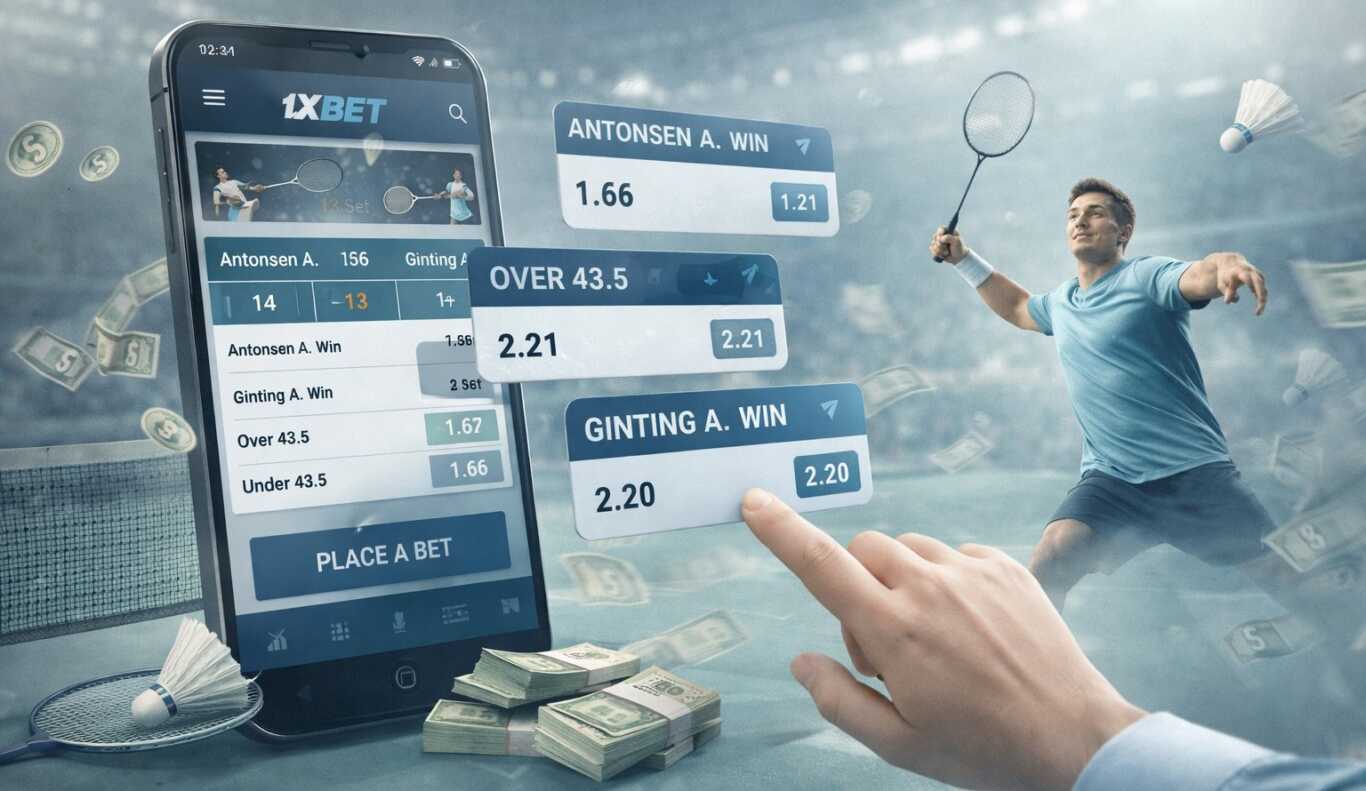 1xBet taruhan badminton Indonesia